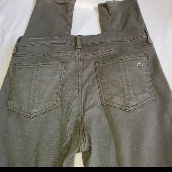 Rag and bone Olive green skinny jeans - Picture 7 of 7